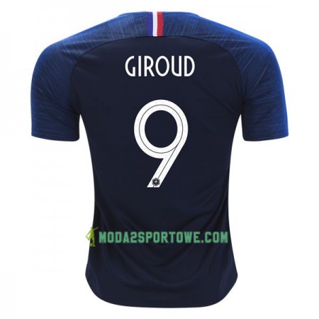 Koszulka Francja Giroud 9 Mistrzostwa Świata 2018 Domowe Stroje Piłkarskie